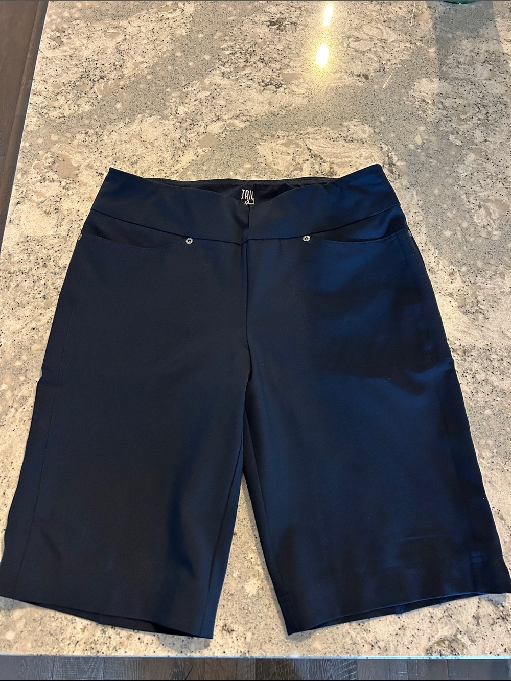 Tail Navy Women's Bermuda Golf Shorts
